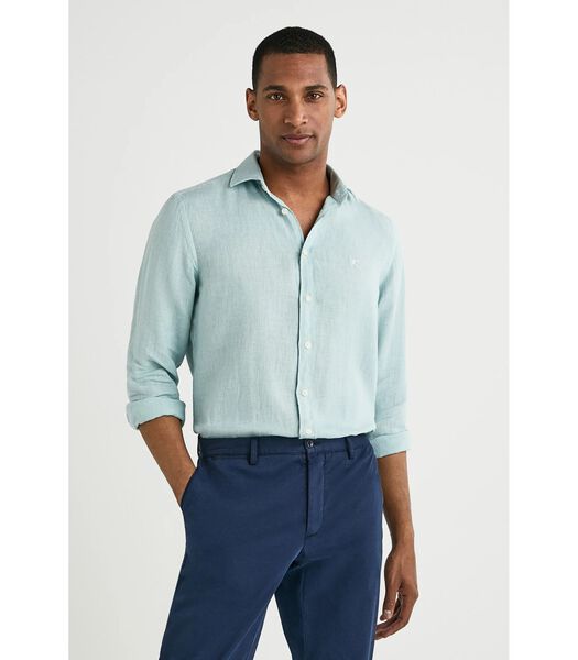 Hackett Chemise Garment Dyed Vert