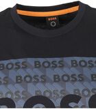 Hugo Boss T-shirt Thinking Logo Responsable Noir image number 1