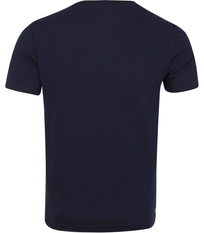 Lacoste Sport T-Shirt Jersey Donkerblauw image number 3