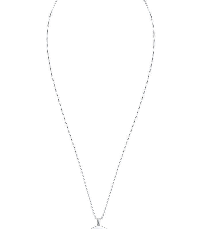 Halsketting Heren Hanger Vredessymbool In 925 Sterling Zilver Verguld image number 2