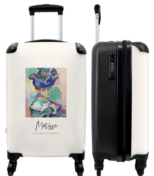 Ruimbagage koffer met 4 wielen en TSA slot (Kunst - Matisse - Kunstenaar - Portret - Vrouw)