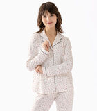 Katoenen pyjama met knopen HOLLY 606 image number 1