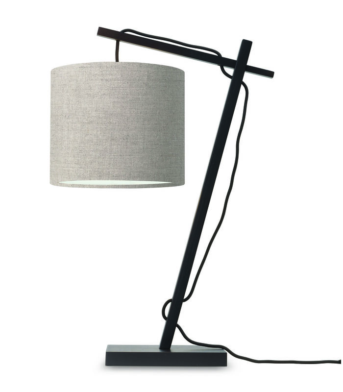 Lampe de table Andes - Bambou Noir/Taupe - 30x18x46cm image number 0