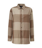 Isa Check Organic Cotton Flannel Shirt image number 1