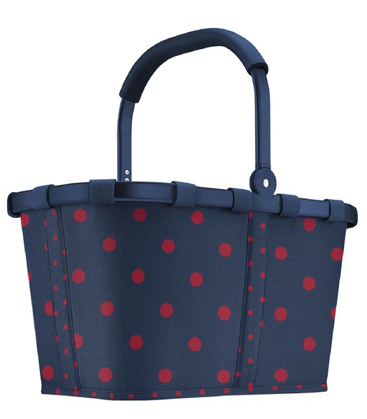 Reisenthel Shopping Carrybag cadre pois mixtes rouge