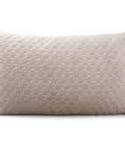 Coussin 60x40cm velvet Taupe Snooze image number 0