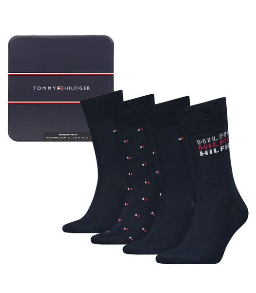 Chaussettes 4 paires Sock Tin Giftbox