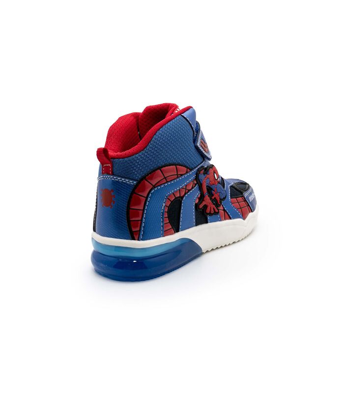 Sneakers Geox J Grayjay Spiderman Bleu Rouge image number 4