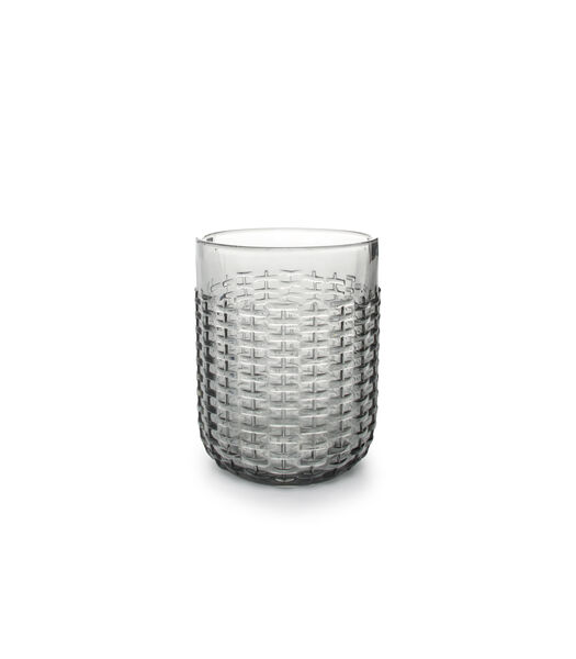 Verre 41cl smoked Carbo - set/4