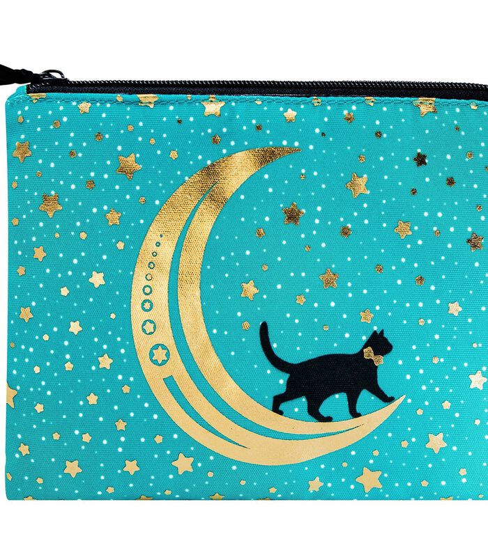 Pochette turquoise - Chat image number 0