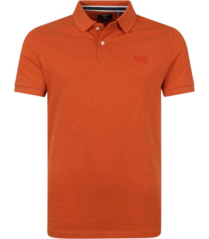 Superdry Classic Pique Polo Oranje image number 0