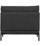 Couple Loveseat Element - Polyester - Donkergrijs - 89x100x100 image number 3