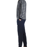 Pyjama broek met lange mouwen en topje Vichy image number 2