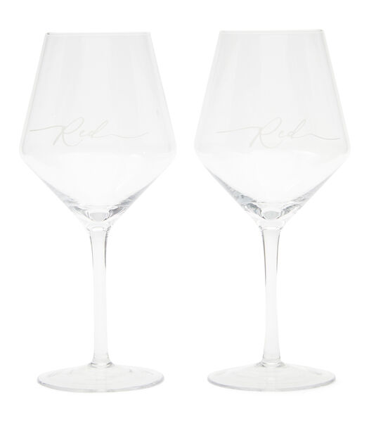Wijnglazen Witte Wijn - RM White Wine Glass - Transparant - Set 2 Stuks