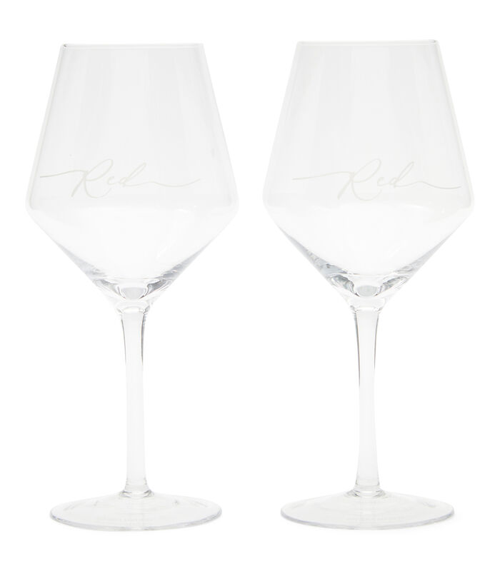 Wijnglazen Witte Wijn - RM White Wine Glass - Transparant - Set 2 Stuks image number 0