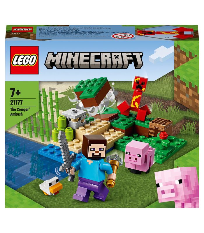 LEGO Minecraft 21177 L'embuscade du Creeper, Set de Construction image number 2