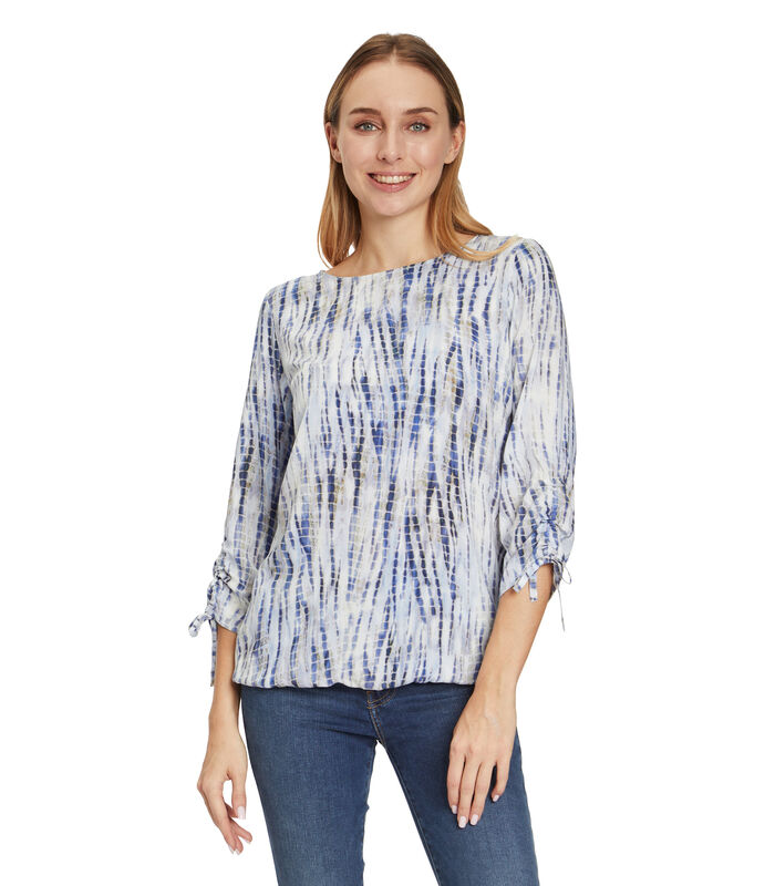 Casual blouse met motief image number 0