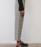 Geruite flanellen chino tapered image number 3