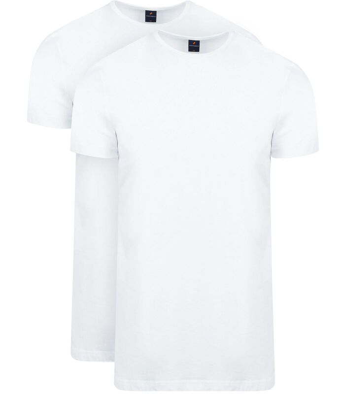Ota T-Shirt Ronde Hals Wit 2-Pack image number 0