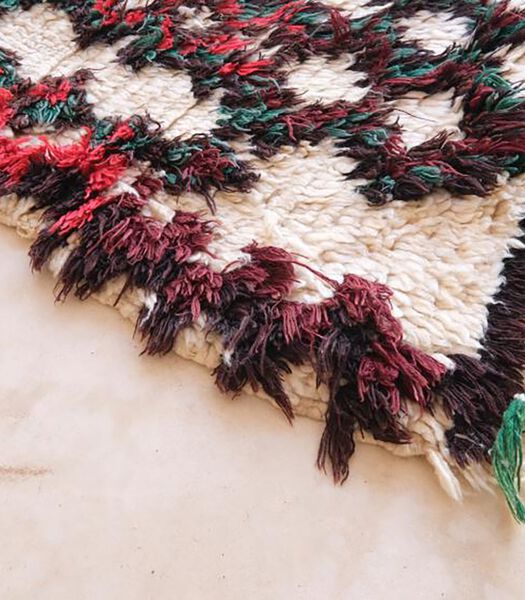 Marokkaans berber tapijt pure wol 164 x 74 cm