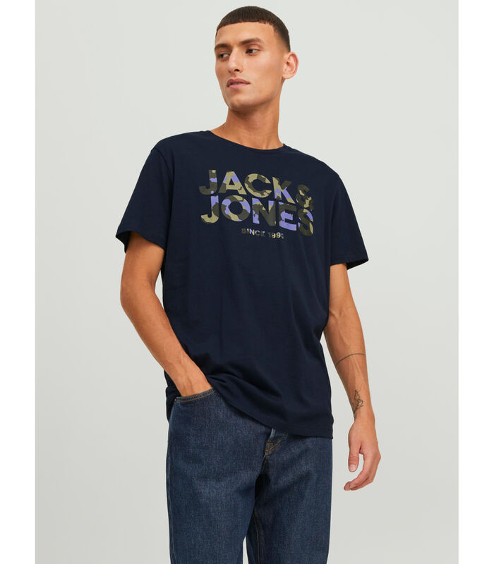 T-shirt met ronde hals Jjjames image number 2