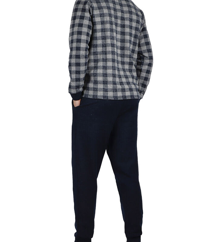 Pyjama broek met lange mouwen en topje Vichy image number 1