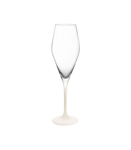 Champagnekelk, Set 4-dlg Manufacture Rock blanc