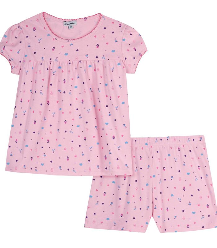 Oeko-Tex 2-delige pyjama met bloemenprint image number 0