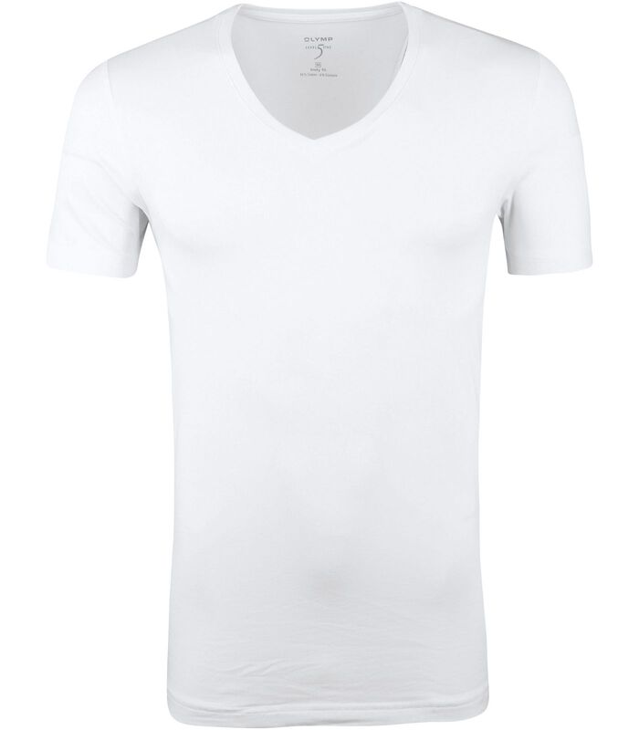 T-Shirt Diepe V-Hals Stretch image number 0