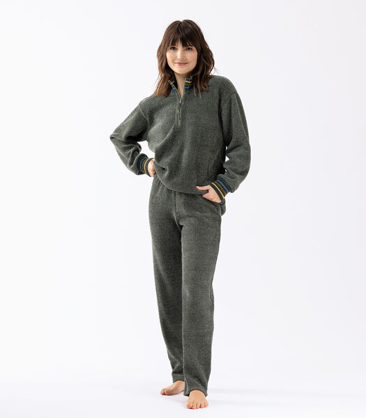 Pyjama en maille tricot chenille lurex ICONIC 602