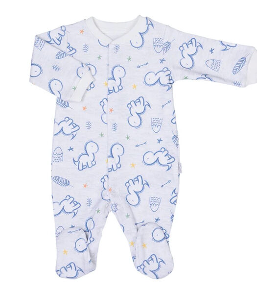 Baby pyjama met bandana en mutsje van biologisch katoen BABYSAURUS