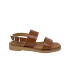 Sandales compensées en cuir TALASA image number 0