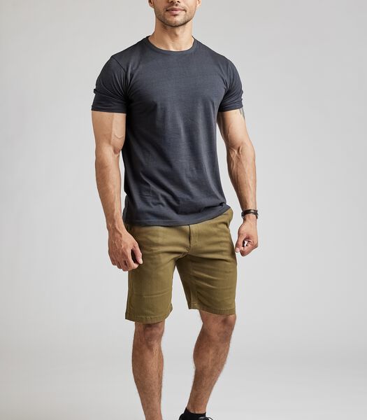 T-shirt - Slank model - Marineblauw