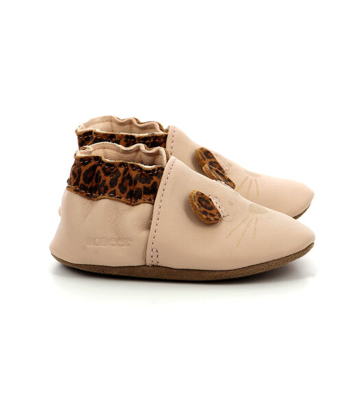 Chaussons Cuir Robeez Leo Mouse