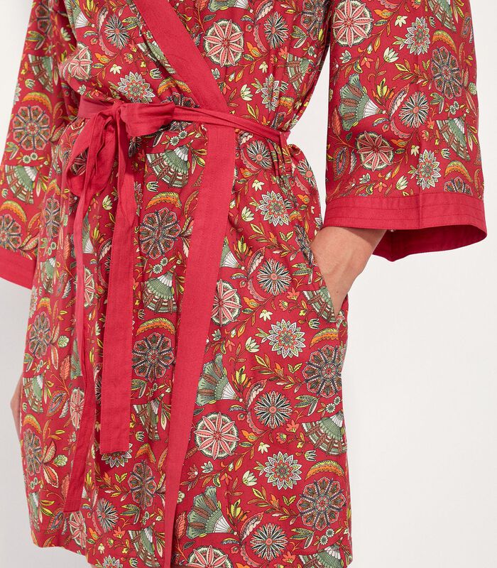 Ecovero vloeibare kimono MARIGOLD image number 4