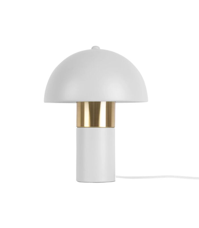 Lampe de table Seta - blanc/or - Ø20x26cm image number 1