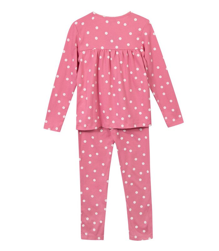 Lange pyjama met bolletjesprint image number 1