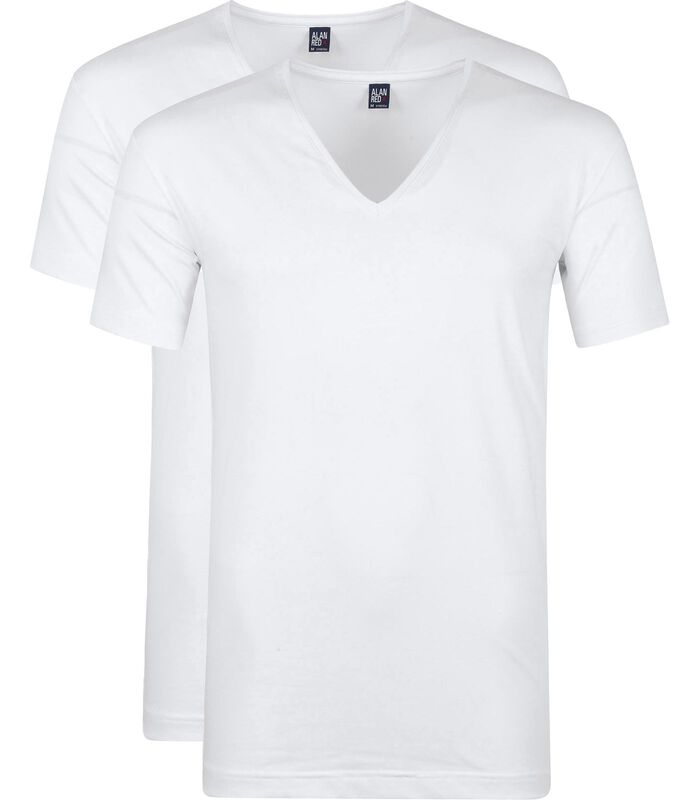 T-Shirt Extra Diepe V-Hals Stretch image number 0