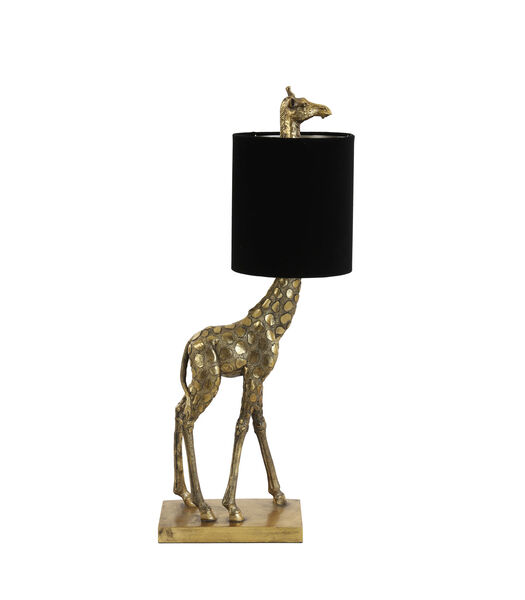 Tafellamp Giraffe - Goud/Zwart - 26x16x61cm