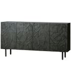 Commode - Bois - Noir - 83x160x40 - Counter image number 3