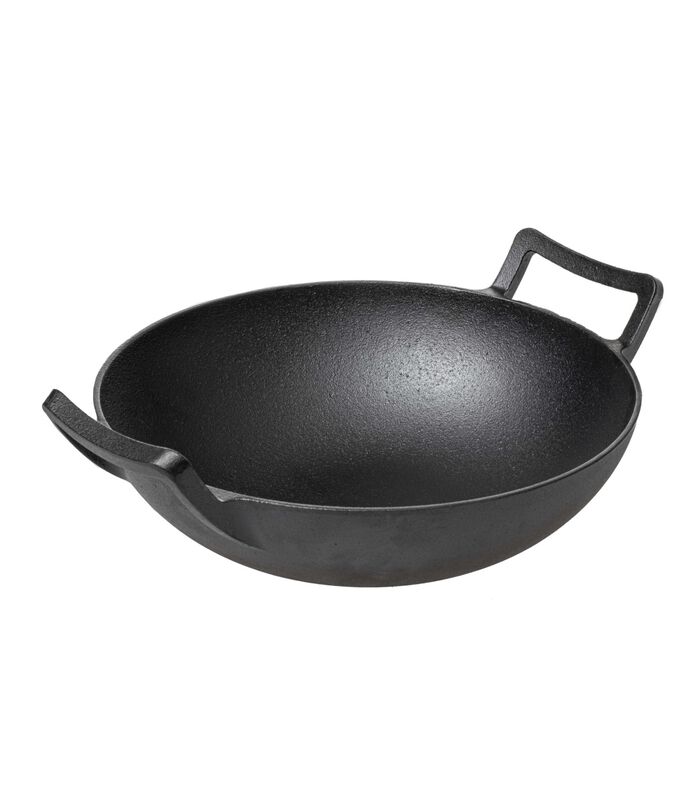 Poêle à wok  / Wadjan - Fonte - ø 32 cm - Sans revêtement antiadhésif image number 0