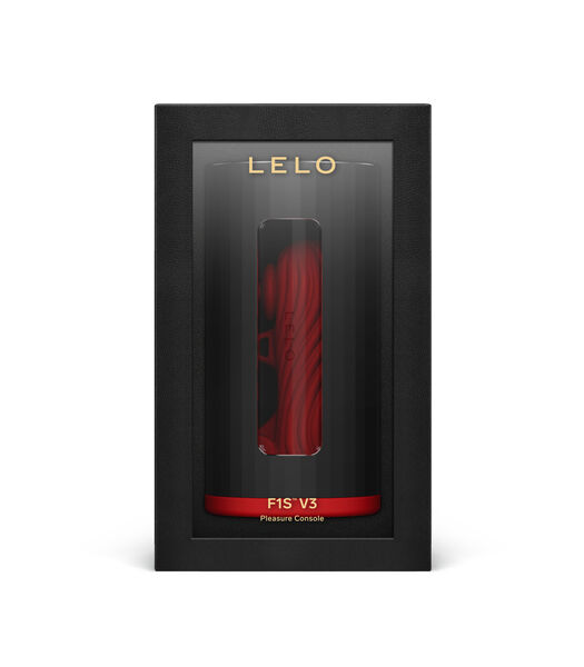 LELO F1S V3 speeltje voor mannelijk genot met Bluetooth-app, 8 genotsinstellingen en een interactieve AI-modus, Red