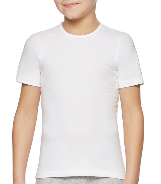 T-shirt tricot de peau manches courtes en coton bio