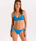 Geplooid brassire bikinitopje turquoise Wino Azalea image number 2