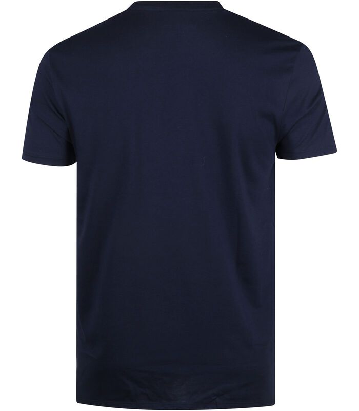 Lacoste T-Shirt Bleu Foncé Coupe Moderne image number 3