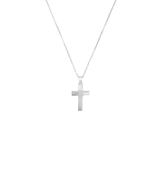 Ketting met hanger voor dames, 925 Sterling zilveren | kruis