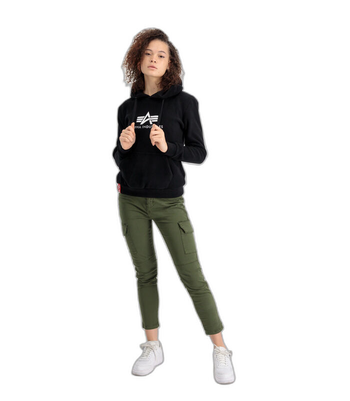 Damesfleece sweatshirt met capuchon Basic image number 3