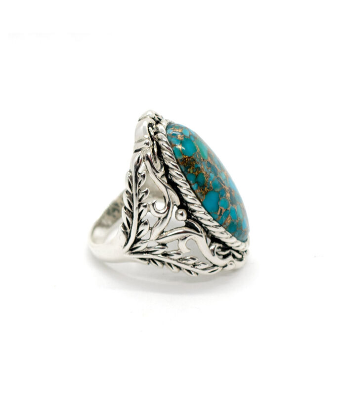 Bague "Oztoc Turquoise" Argent 925 image number 2