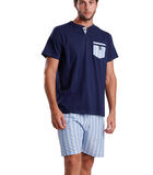 Pyjamashort t-shirt Stripest image number 0