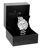 Marlow Miller chronograaf horloge met stalen band image number 4